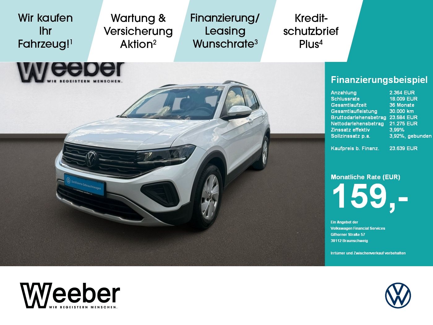 Volkswagen T-Cross Life *APP CONNECT*ACC*LED*NAVI*KAMERA*