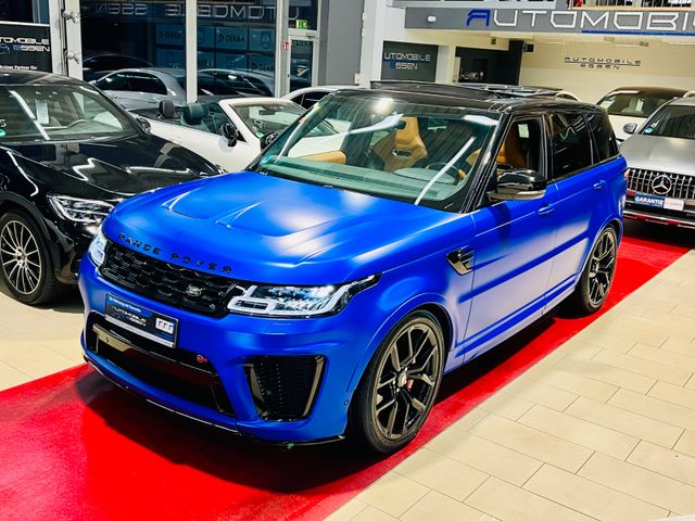 Land Rover Range Rover Sport SVR|CARBON|BLAU-MATT|PANORAMA|