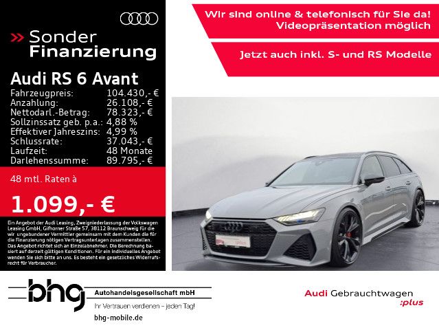 Audi RS 6 Avant RS-Abgas/Design/Dynamik/Keramik/Sitze