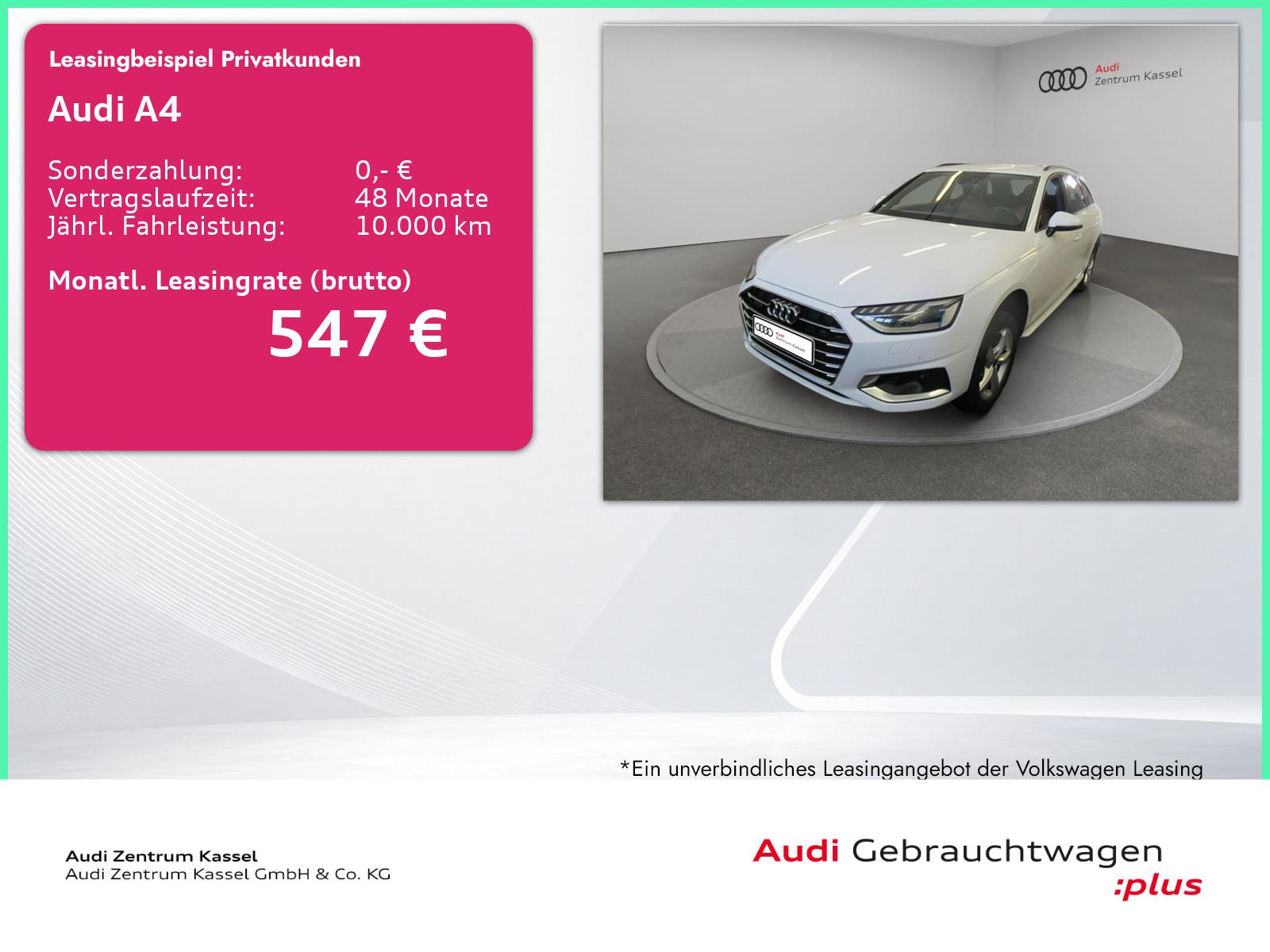 Audi A4 Av. 40 TDI qu. Matrix AHK HuD Sitzbelüftung