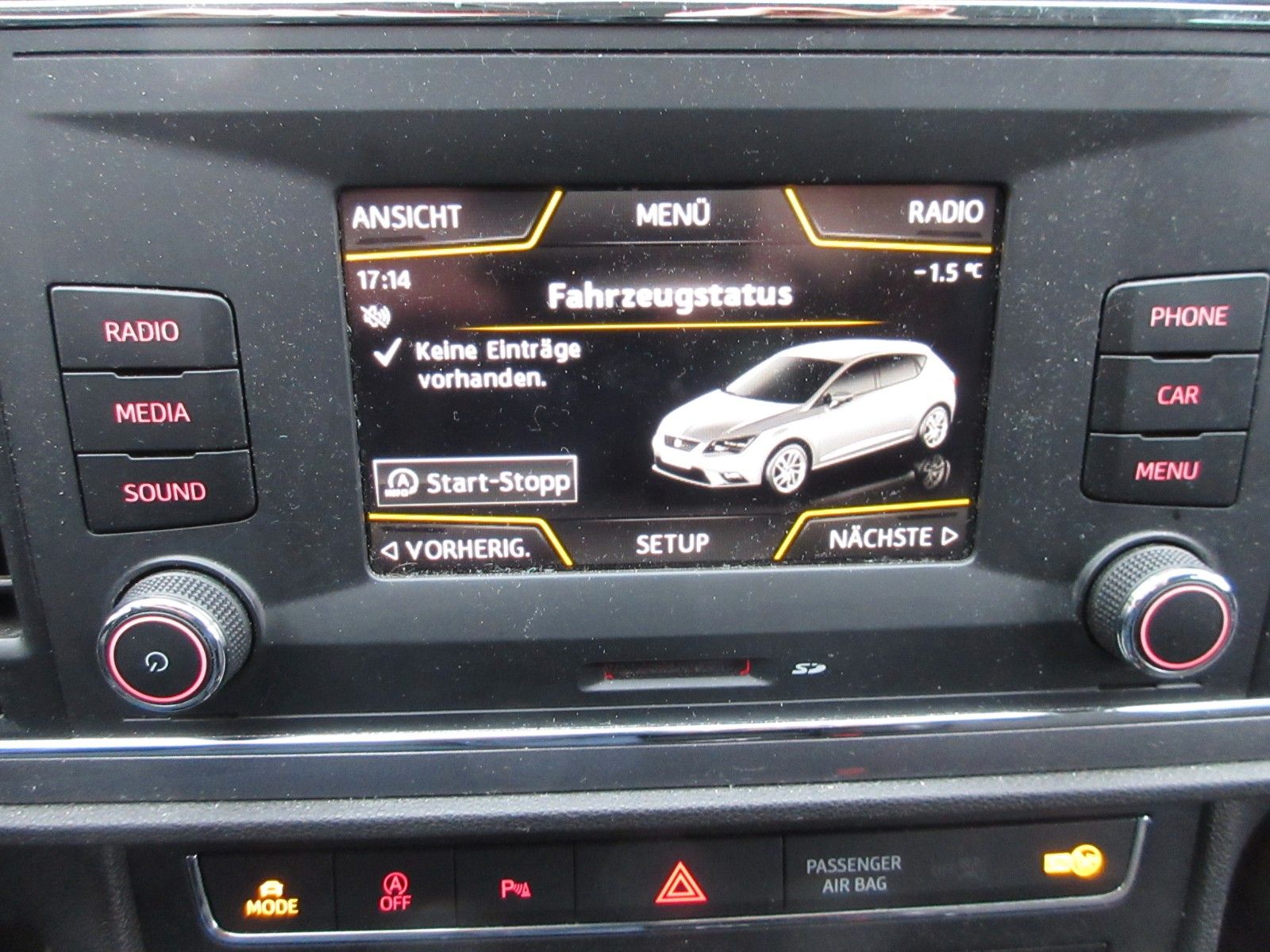 Fahrzeugabbildung SEAT Leon 1.8T FR LED/SHZ/PDC/18"ALU/TEMPOMAT