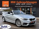 BMW 220i Cabrio M-Sport Temp. PDC BI-Xenon LHZ HiFi - silberne BMW 220