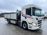 Scania P320 4X2 EURO6 + RETARDER + HIAB XS 099 - Betonmischer