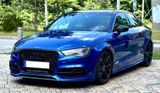 Audi S3 Limousine / HJS Downpipe / GRAIL / Non-OPF - Audi S3: Blau