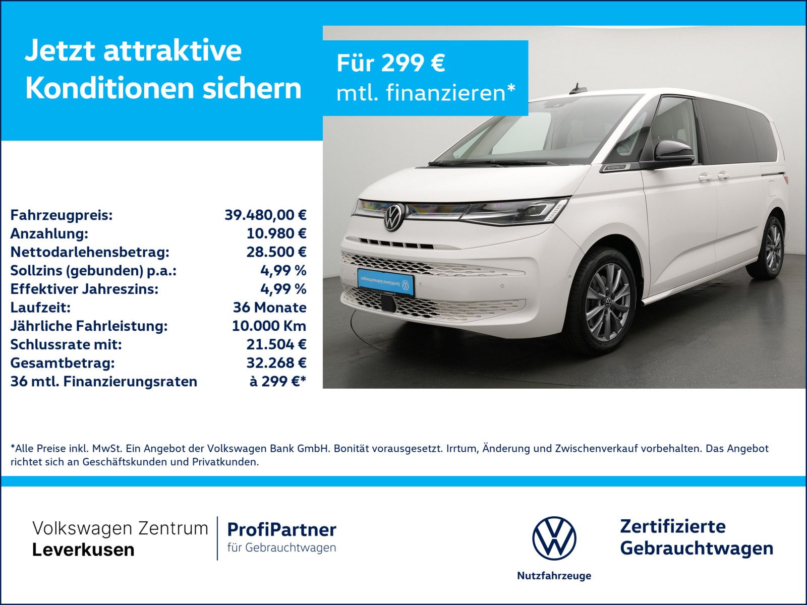 Volkswagen Volkswagen T7 Multivan eHybrid Energetic 7-SITZER 