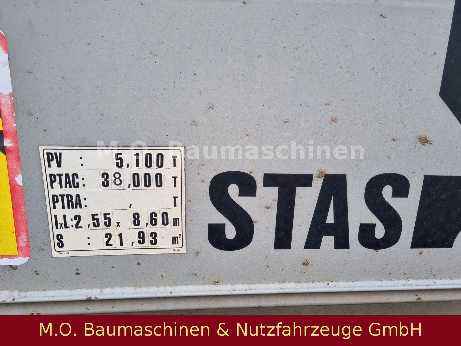 Fahrzeugabbildung Stas S339CX / 3 Achser / Luft / Plane /