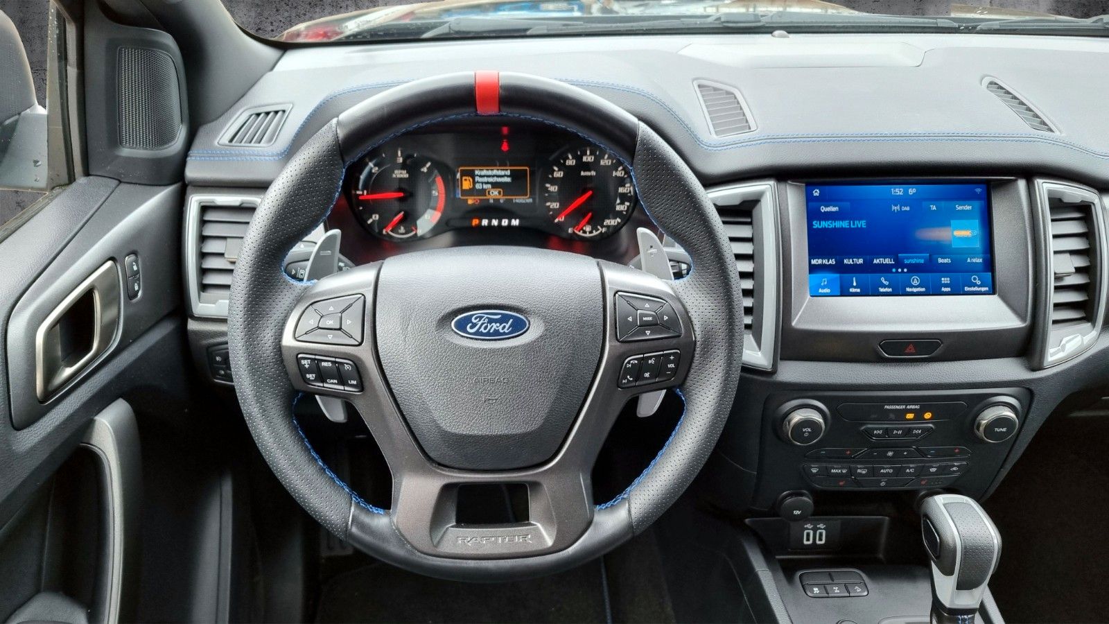 Fahrzeugabbildung Ford Ranger Raptor Doppelkabine 4x4