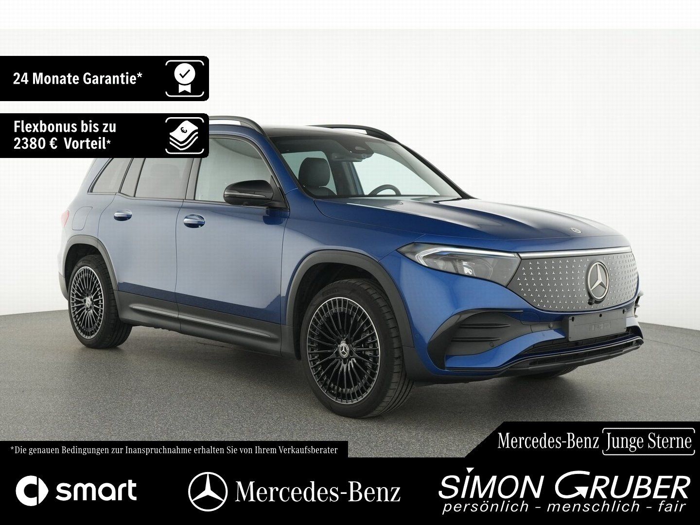 Fahrzeugabbildung Mercedes-Benz EQB 350 4M AMG Night Pano Burm Ambi HUD 360 ACC