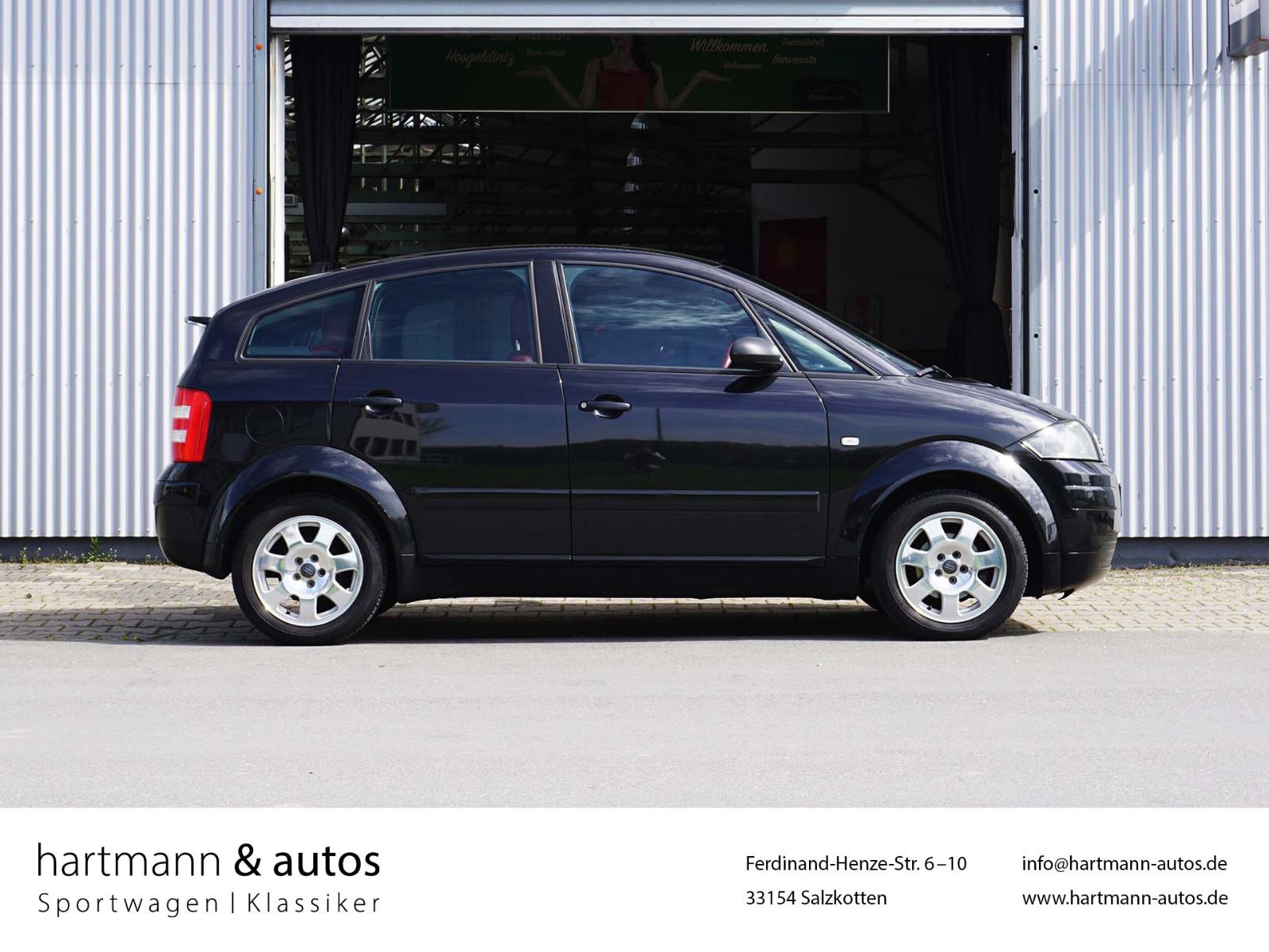 Audi A2 1.4 - Fam.-Besitz - LEDER ROT - Service neu