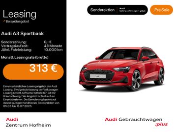 Audi Leasingangebot: Audi A3 Sportback 35 TDI S line S tro*LED*Virtual*Nav