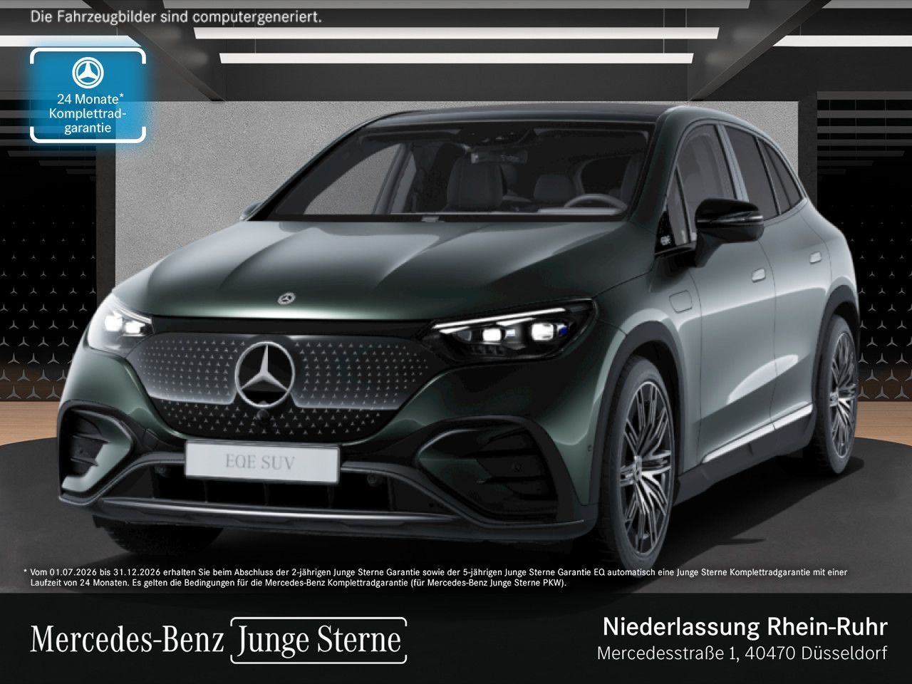 Mercedes-Benz EQE 350 SUV AMG Prem Night Pano AHK DigiLig HAL foto 1