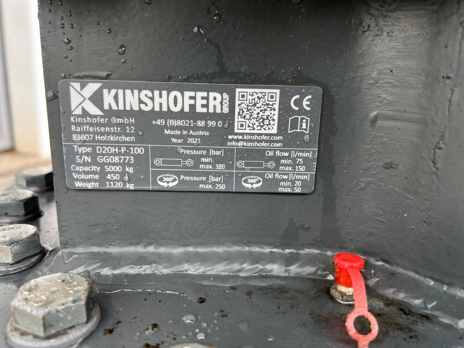 Fahrzeugabbildung Andere Kinshofer D20H-P-100 Abbruchgreifer / OQ65  2021