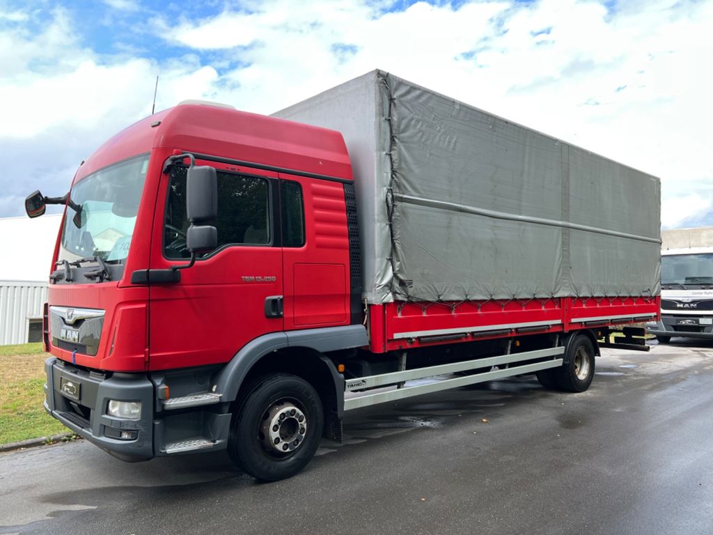 MAN TGM 15.250 Pritsche + plane AHK Klima
