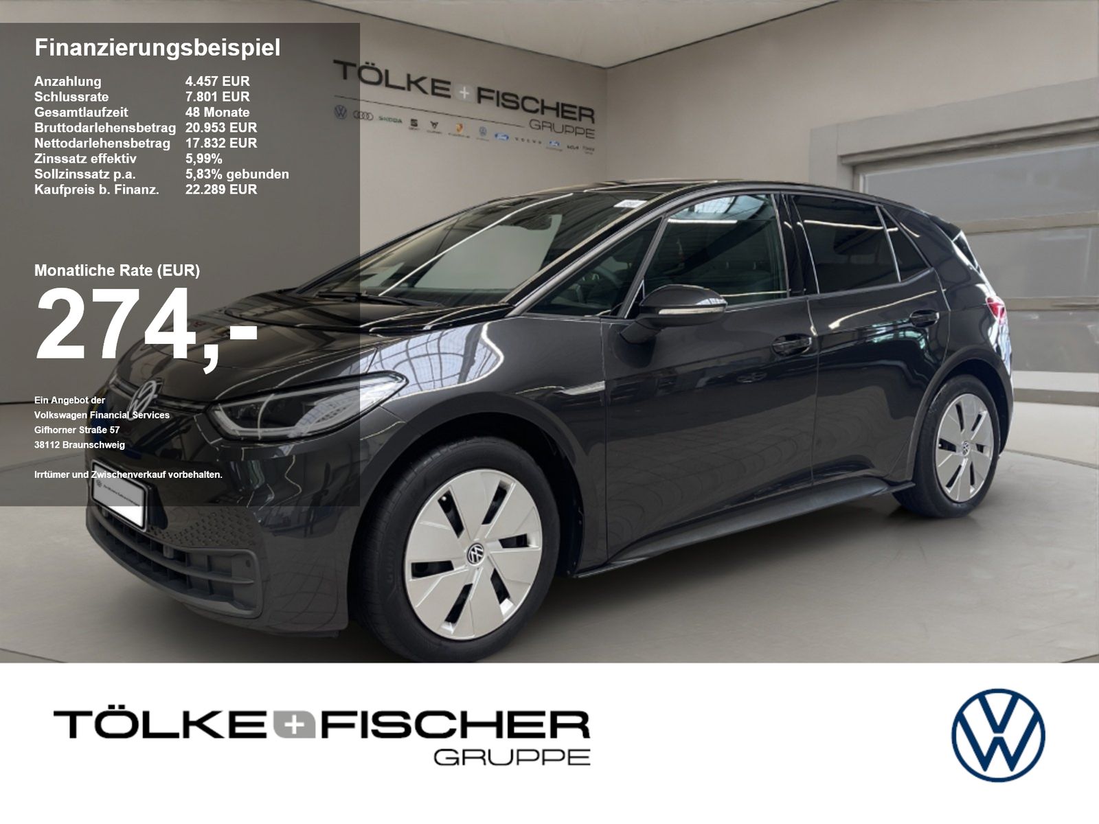 Volkswagen ID.3 Pure Performance W Pano IQLight AUT Navi SD
