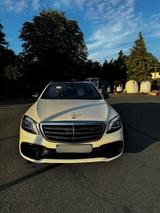Mercedes-Benz Mercedes S63 AMG lang kaschmirweiß magno Metalli - gebrauchte Mercedes-Benz S 63 AMG aus dem Jahr 2018