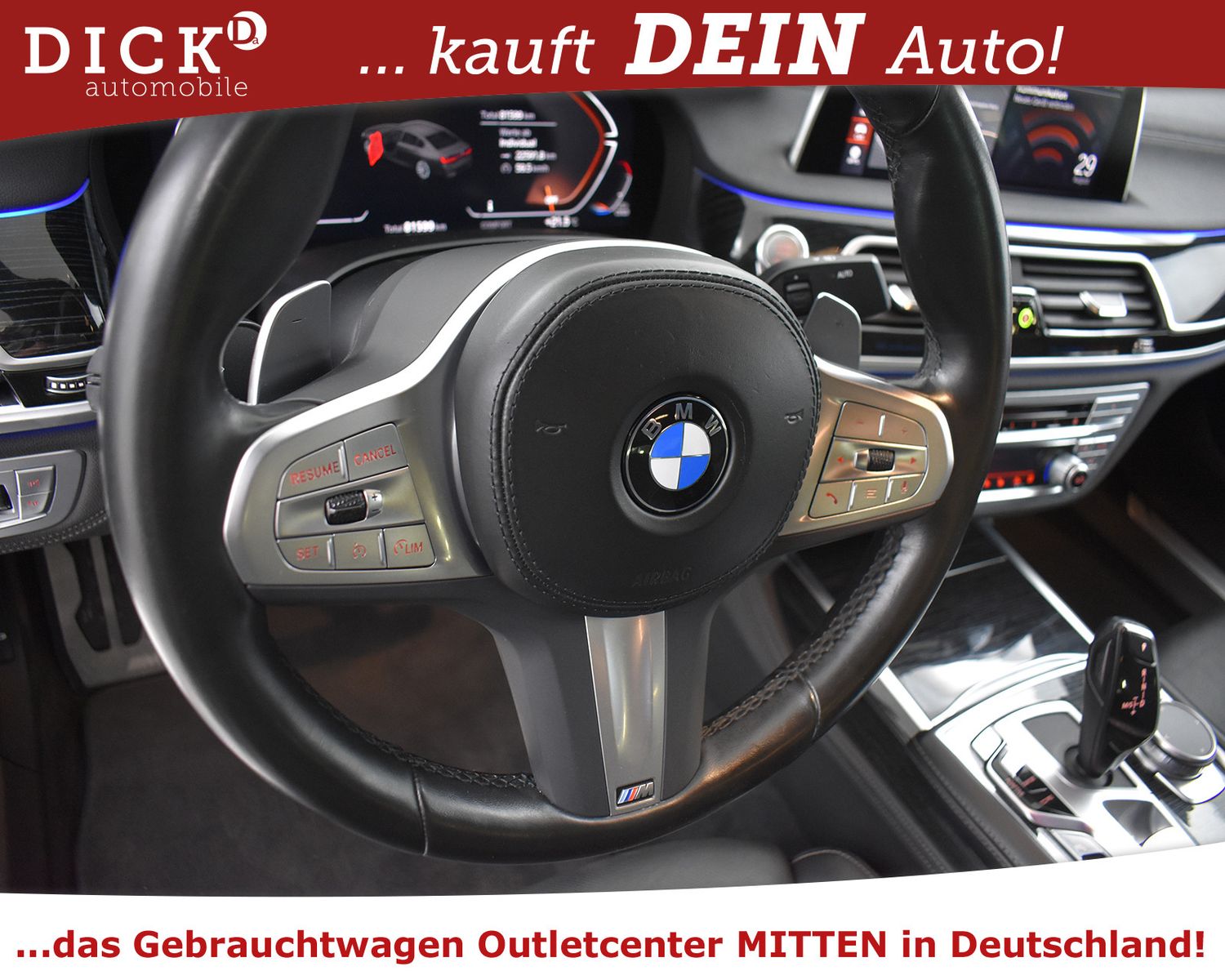BMW 730d Sport Aut M PAKET+LUFT+SOFT+KOMFORSI.+KAMER - Image 15