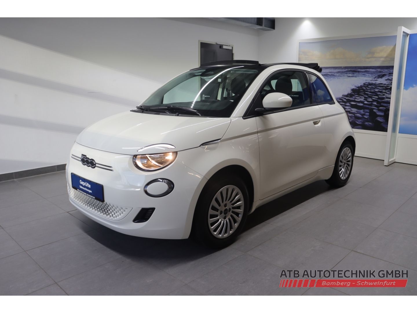 Fahrzeugabbildung Fiat 500e Cabrio 42kWh 95,7% SOH Apple CarPlay Klimaa