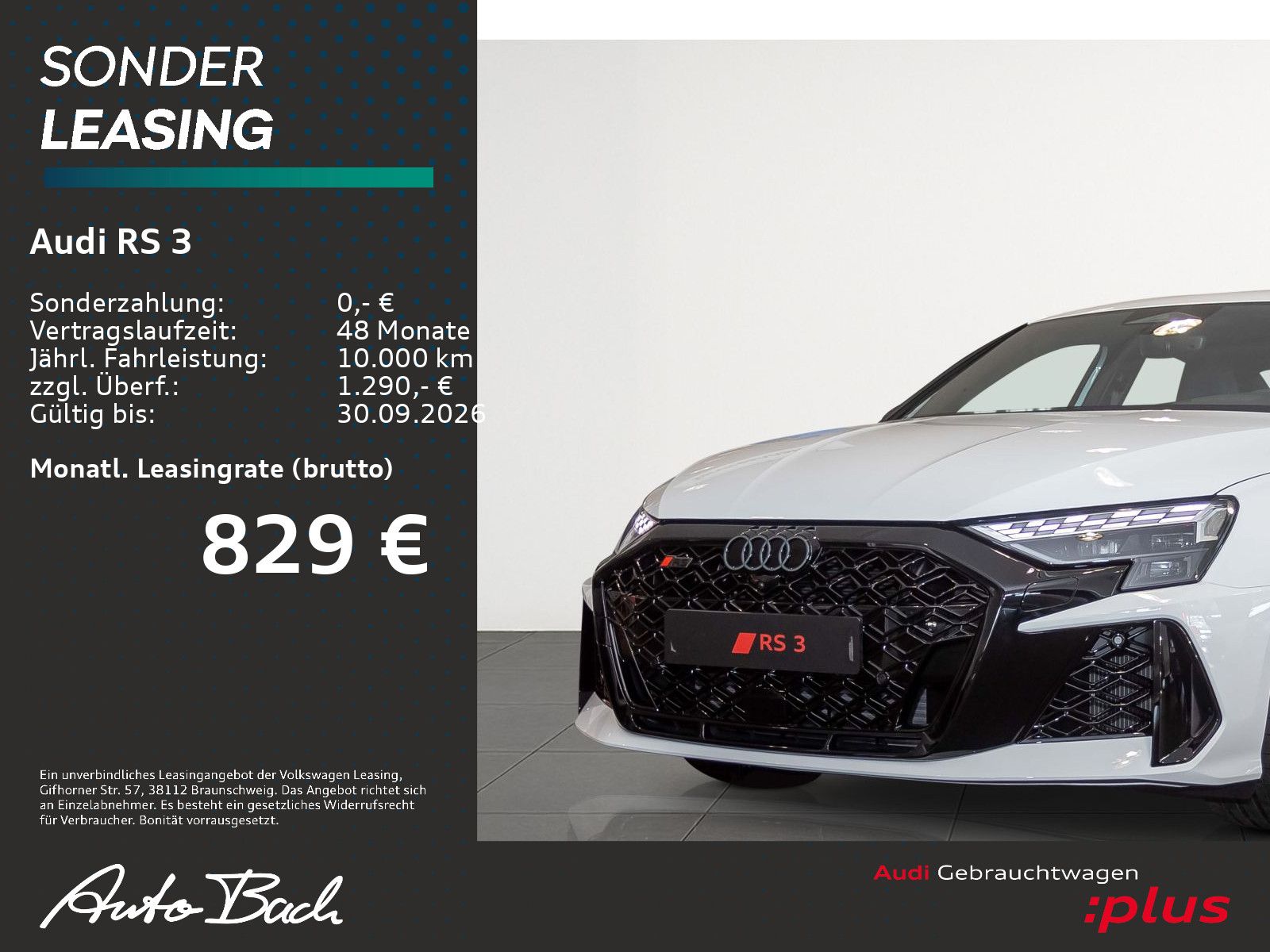 Audi RS3 Limousine Navi Matrix RS-Abgas 280km/H HuD imagem 2