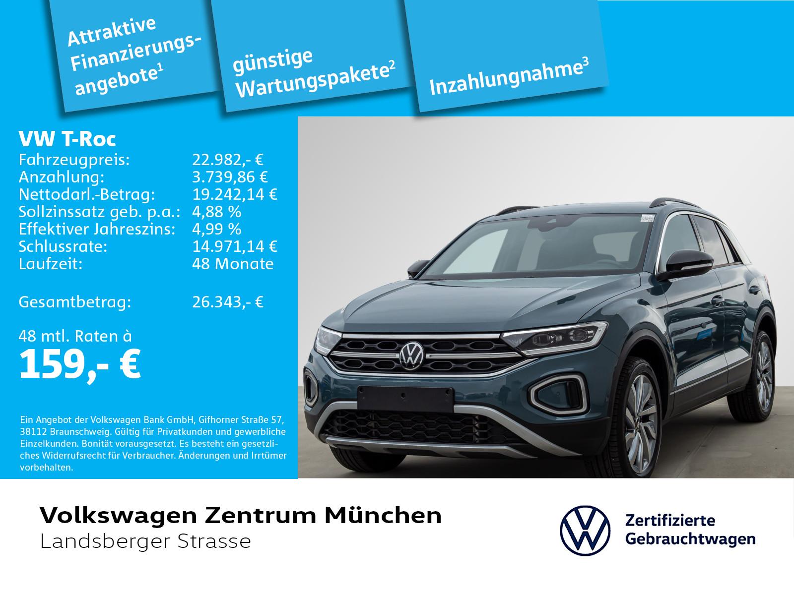 Volkswagen T-Roc Move 1.5 TSI ACC IQ.Light Navi RearView Pa