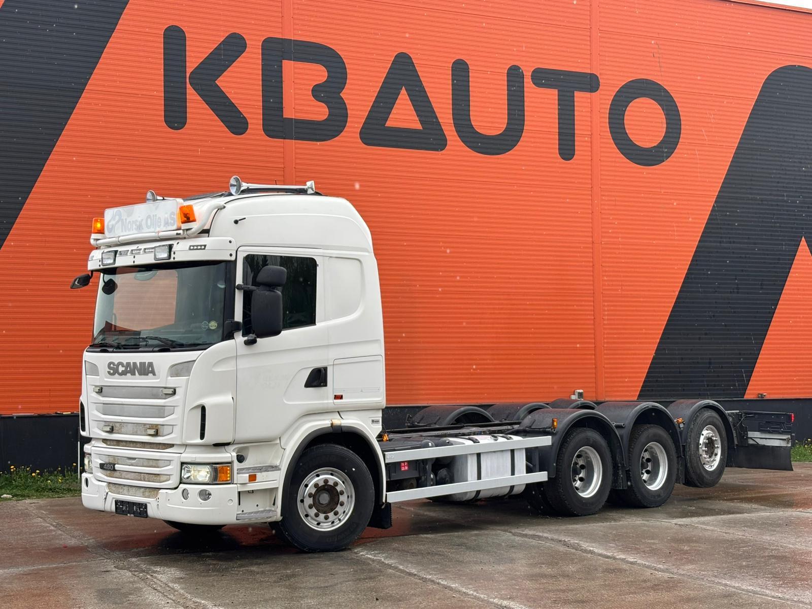 Scania G 480 8x4*4 RETARDER / CHASSIS L=8002 mm