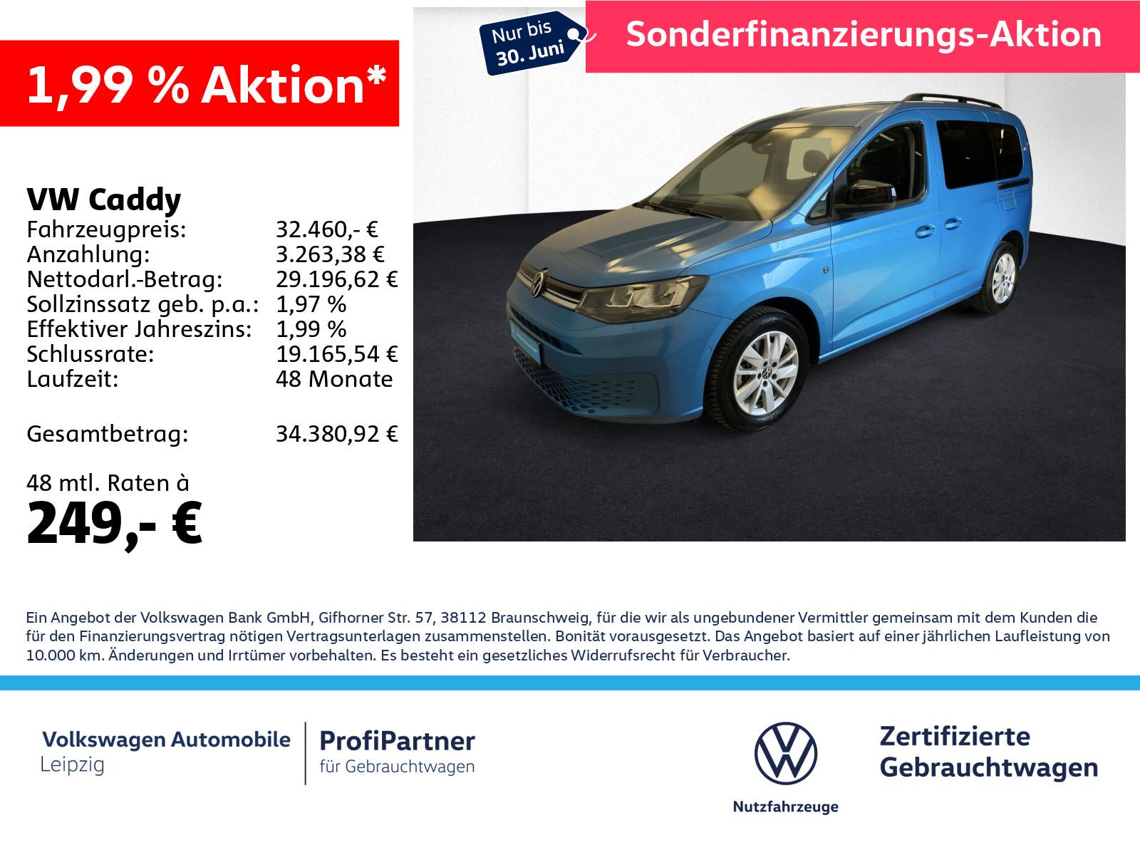 Volkswagen Caddy 2.0 TDI Life *ACC*DSG*RFK*SHZ*vorb. AHK*