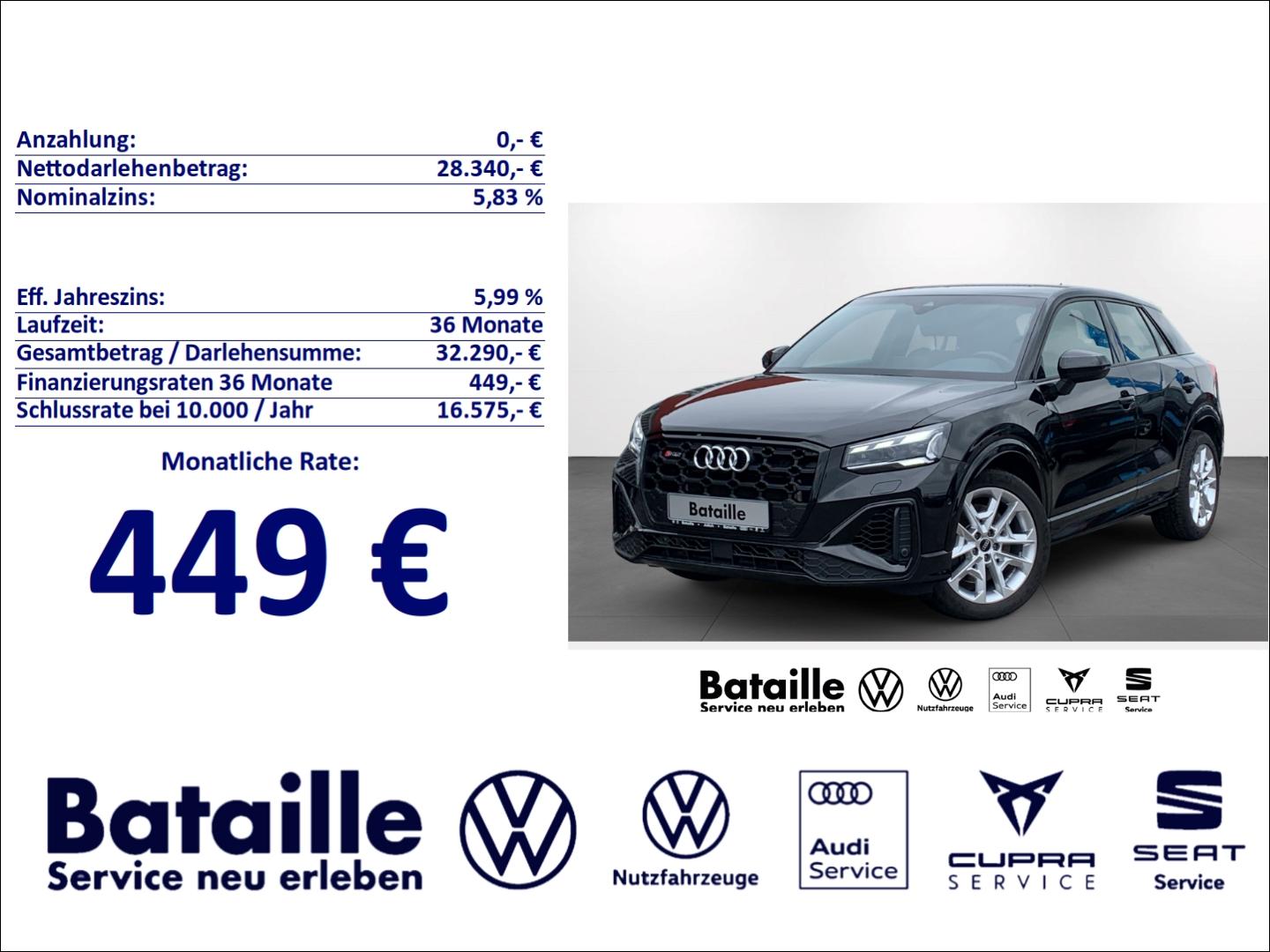 Audi SQ2 2.0 TFSI quattro AHK Navi Matrix Kamera SHZ