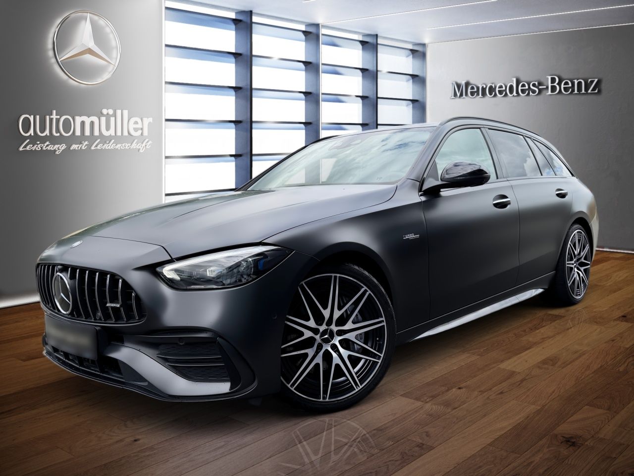 Fahrzeugabbildung Mercedes-Benz C 43 AMG 4M T NIGHT+PANO+AHK+PERF.-SITZE+MATT++