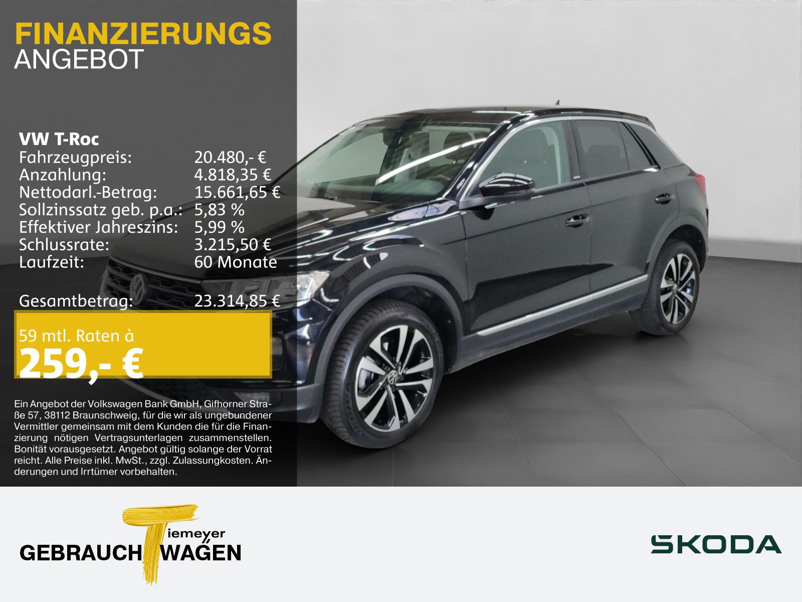 Volkswagen T-Roc 1.5 TSI UNITED NAVI PRIVACY VIRTUAL LM17