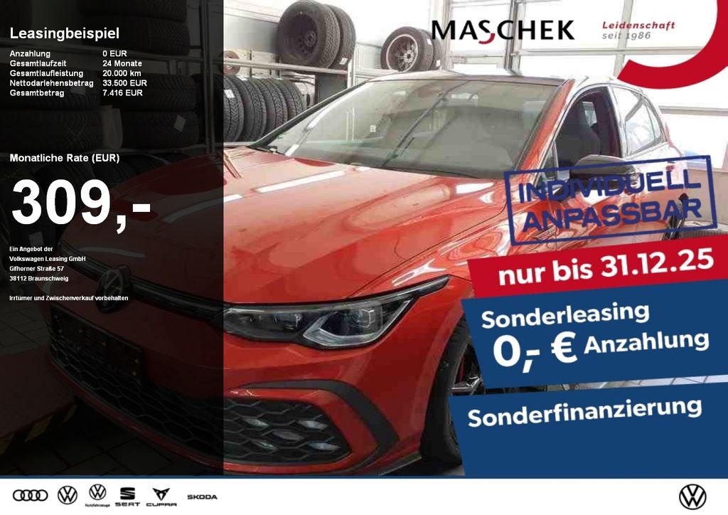 Golf GTI 2.0 TSI Sonderleasing Standh Pano H&K P