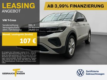 Volkswagen T-Cross 1.0 TSI GOAL LED NAVI SITZHZ LM17