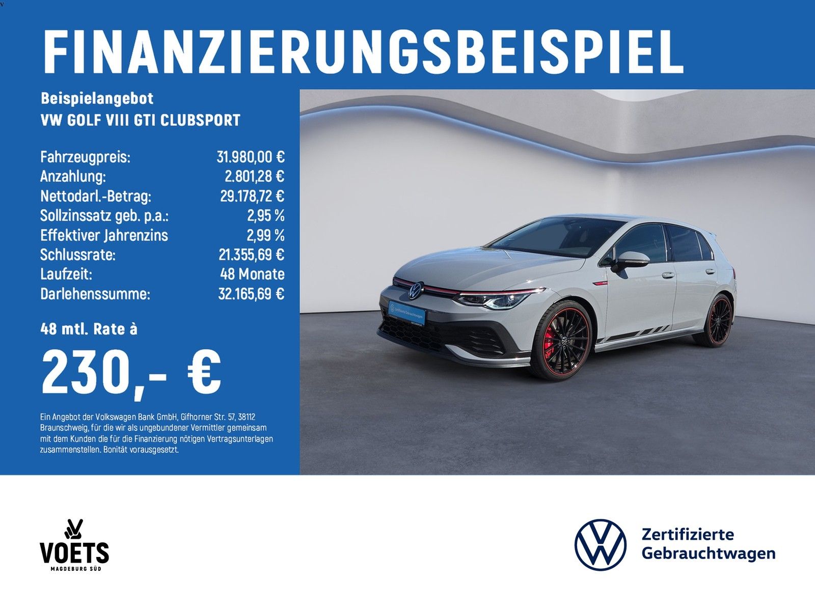 Volkswagen GOLF VIII GTI CLUBSPORT IQ-LIGHT AKRAPOVIC DCC foto 1