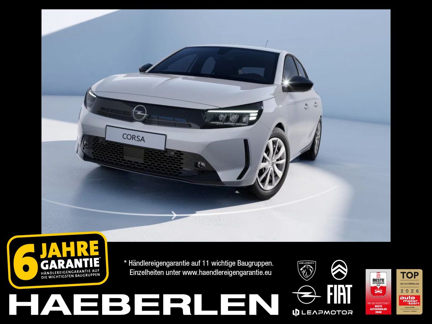 Opel Corsa F Edition 3-Phasig11KW+KlimaA+LM+PDC