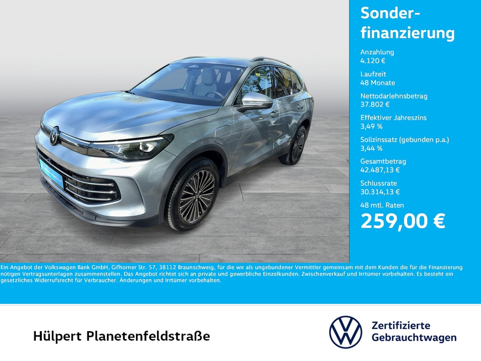 Volkswagen Tiguan 1.5 HYBRID ELEGANCE AHK 360°CAM HD-MATRIX foto 1
