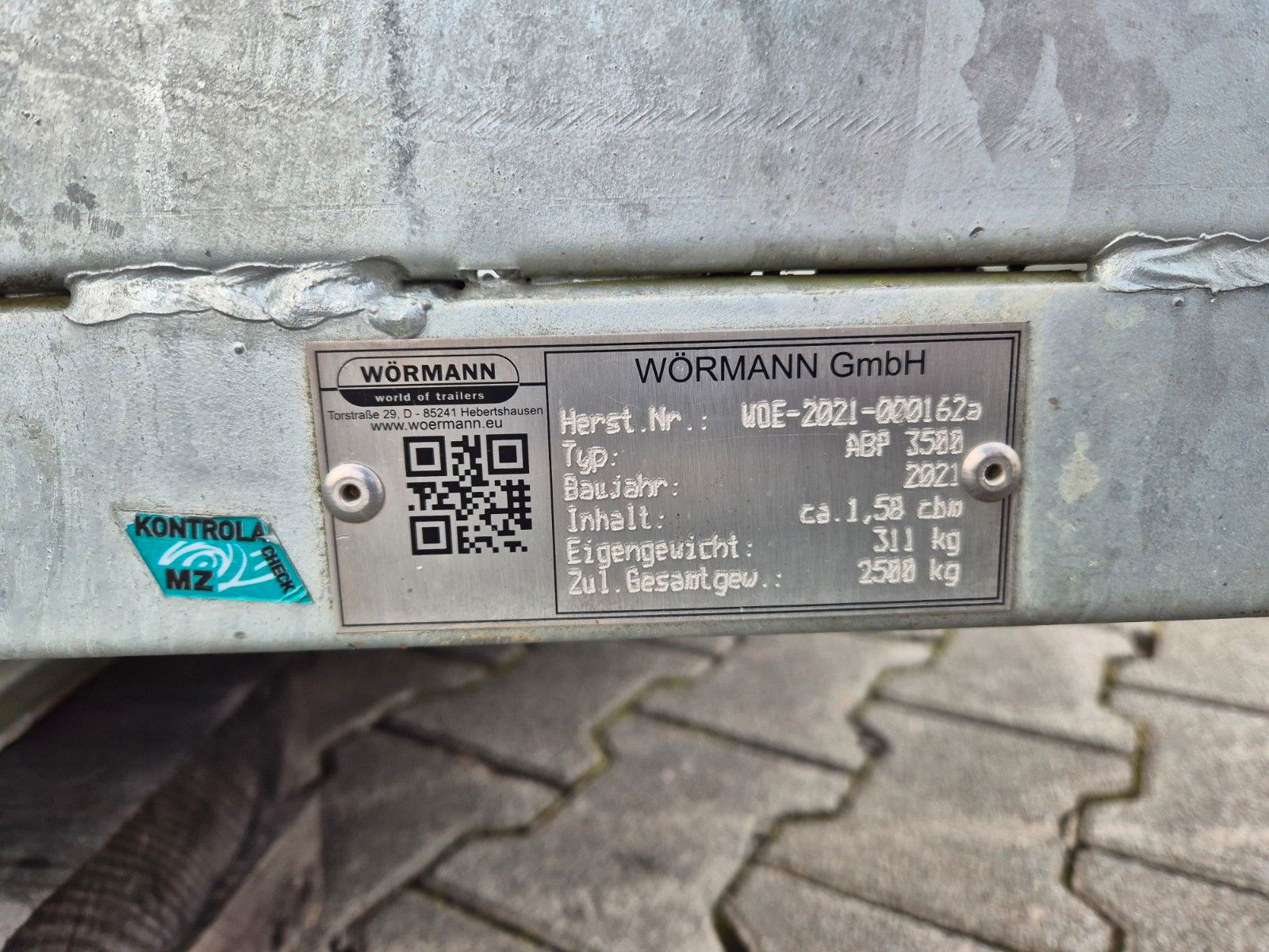 Fahrzeugabbildung Wörmann Abrollkipper Mulde Gitterbox