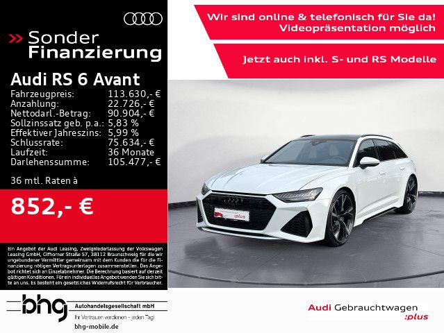 Audi RS6 Avant 4.0 TFSI quattro tiptronic Anhängevor.