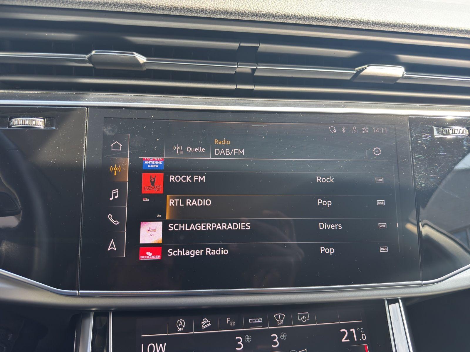 Audi Q8 55 TFSI Q LM20 LEDER AHK LUFT KAMERA, миниатюра 14