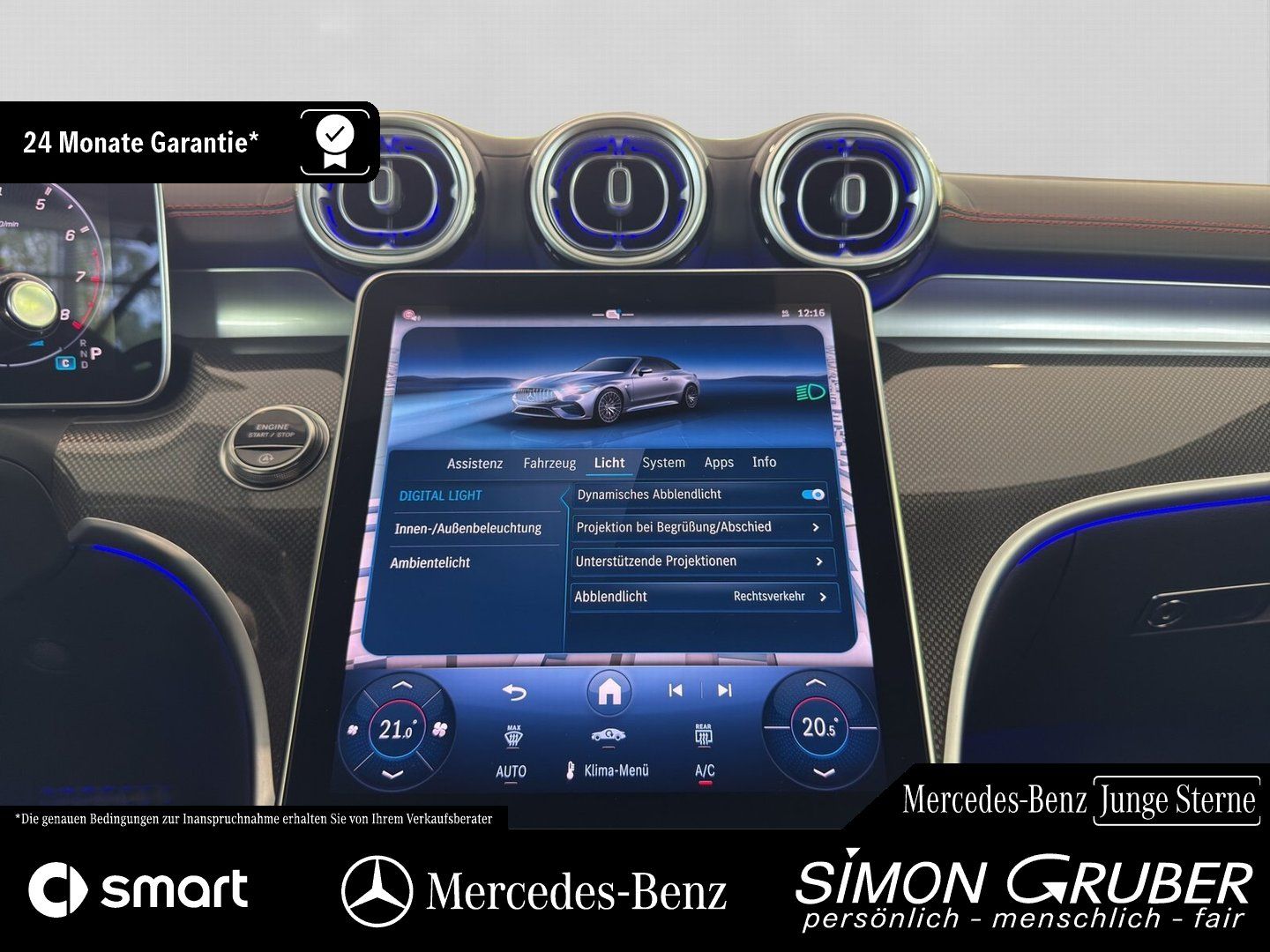 Fahrzeugabbildung Mercedes-Benz CLE 53 4M AMG Night Dyn+ HUD Burm Sitzklima 20``