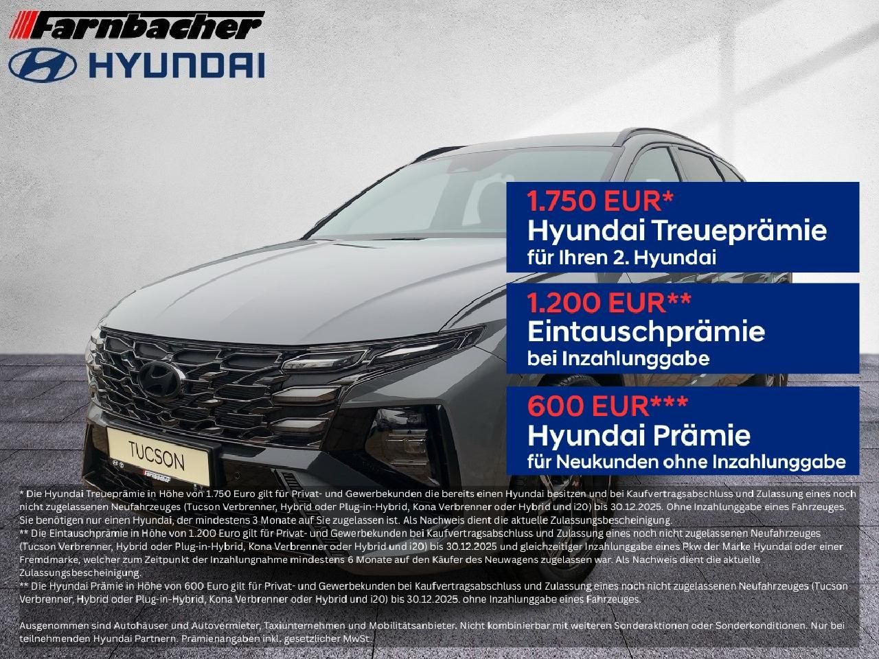 Fahrzeugabbildung Hyundai TUCSON N Line 2WD BLACKWEEKS bis 30.11.