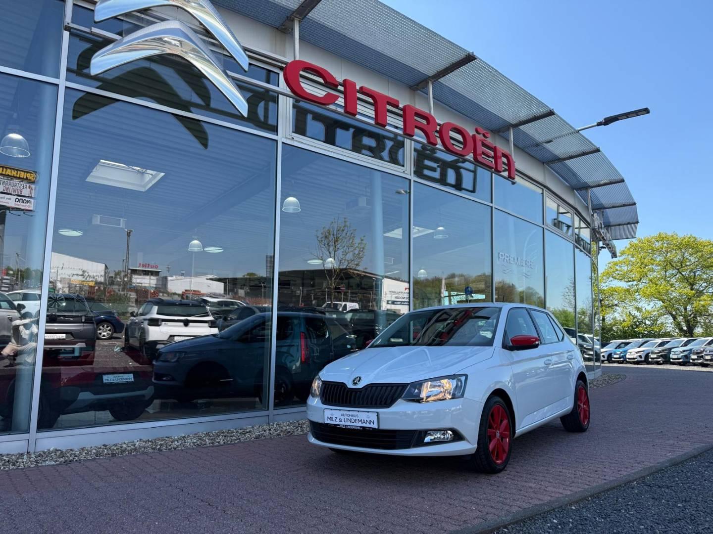 Skoda Fabia 1.0 MPI Red & Grey