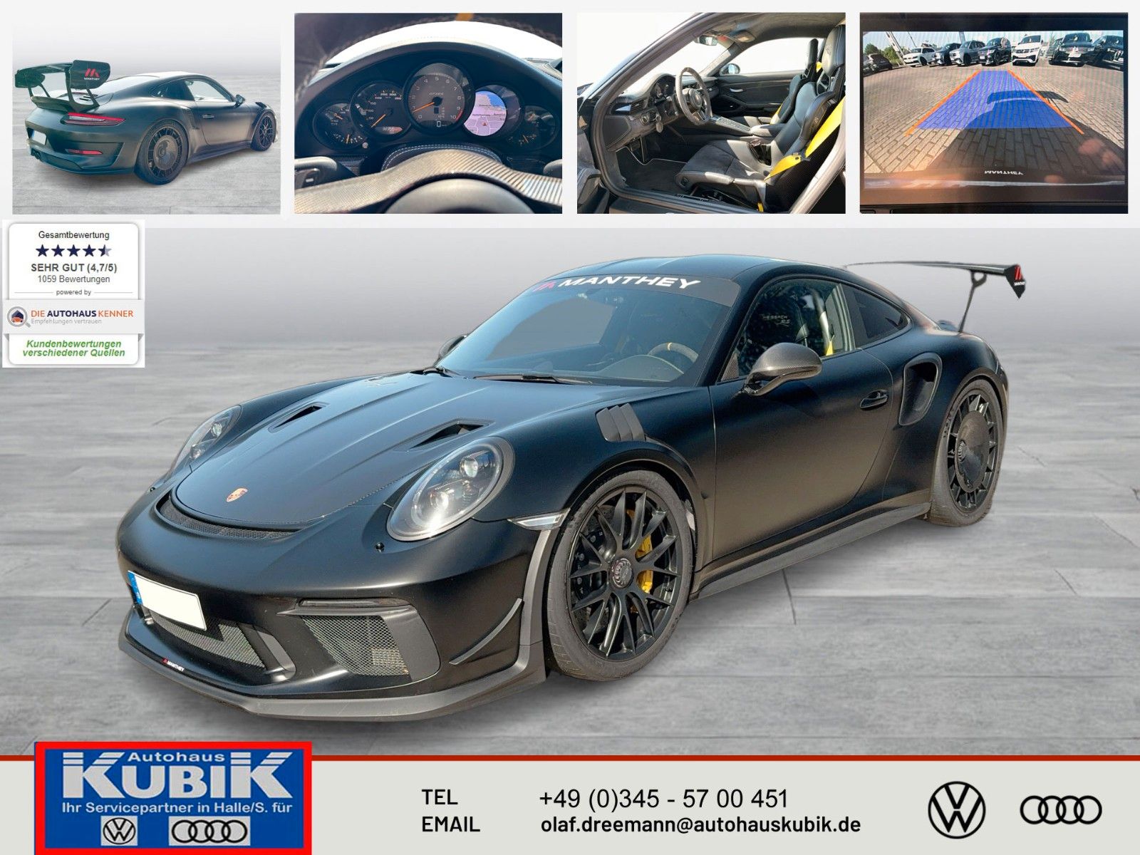 PORSCHE 991.2 GT3 RS MR (Manthey Racing) Weissach+Kerami