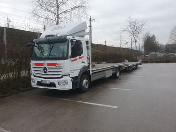 Mercedes-Benz Atego 1222  Autotransporter+Anhänger