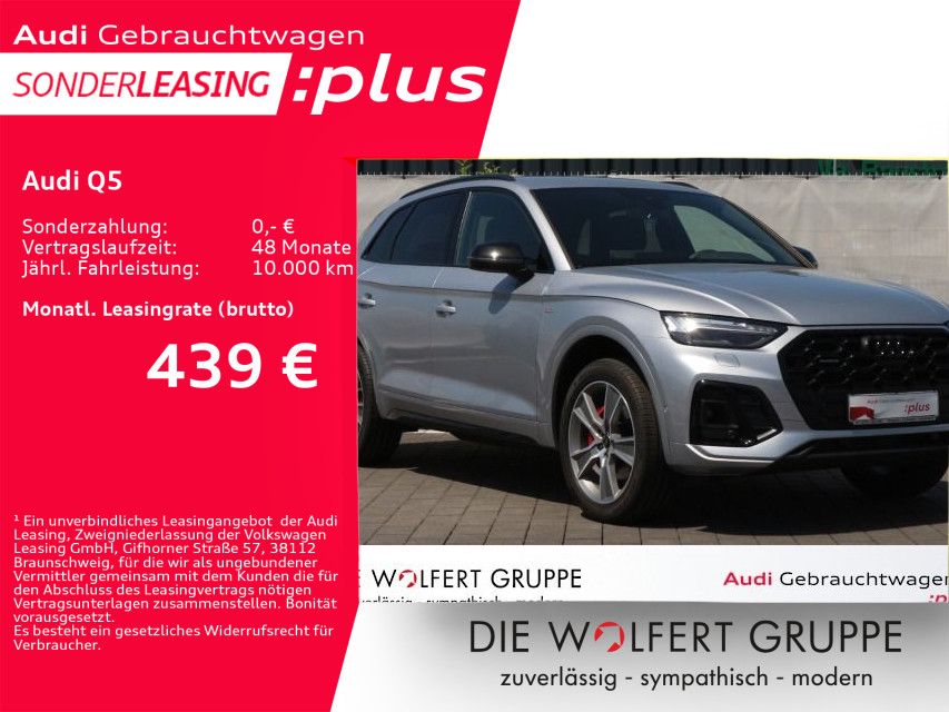 Audi Q5 S line 55 TFSI e quattro *0,5%*AHK*ACC*360°