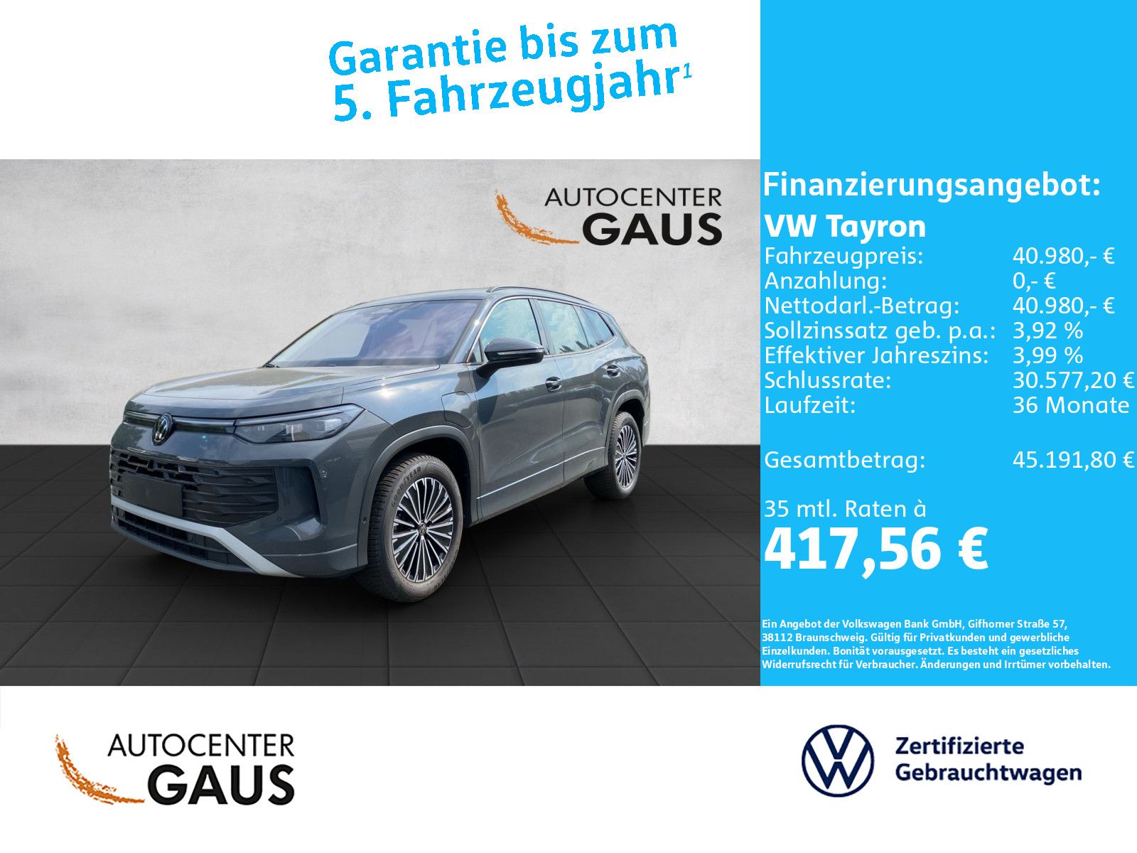 Tayron Life 1.5 TSI eHybrid DSG AHK*ACC*CarPlay