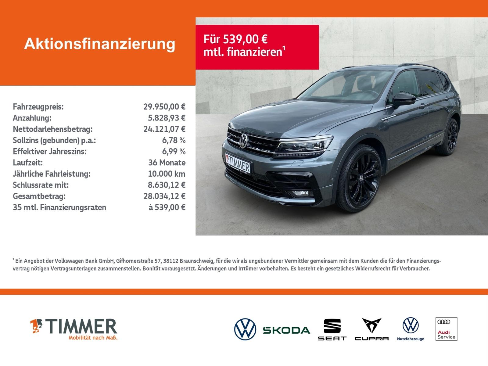 Volkswagen Tiguan Allspace 2.0 TDI DSG R-Line 4Motion *BLAC
