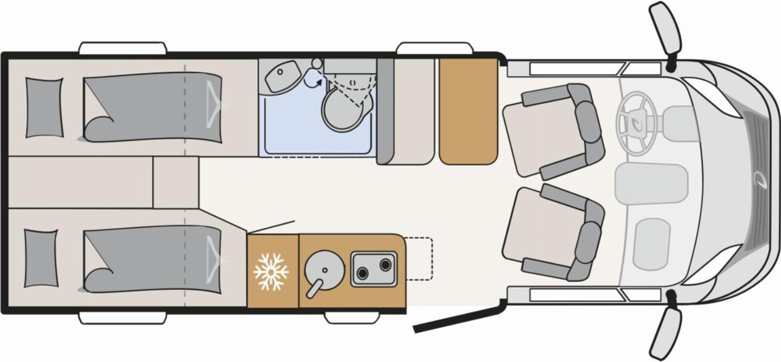 Dethleffs Globebus Camp Active T 4 300 W Solar