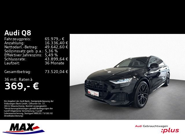 Q8 50 TDI QUATTRO S LINE +MATRIX+RAUTE+PANO+AHK+