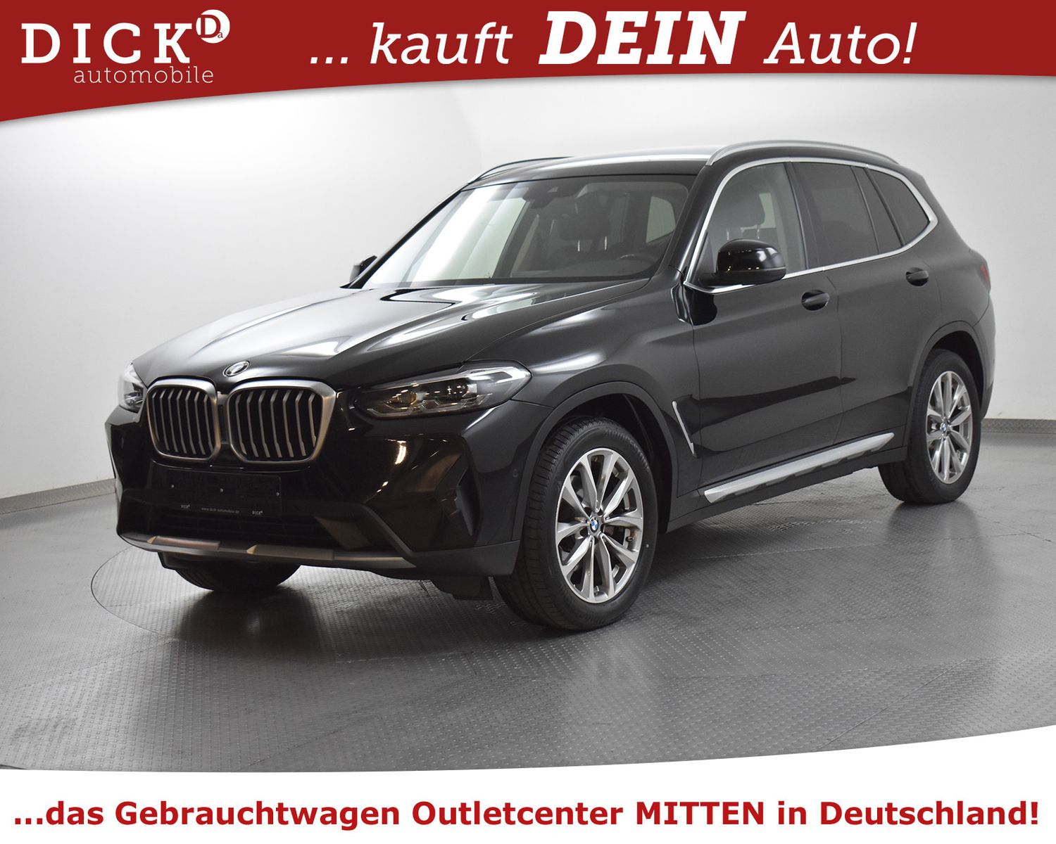 BMW X3 xDr 20d Aut Sport LEDER+PROF+AHK+KAM+SHZ+M19" - Image 4