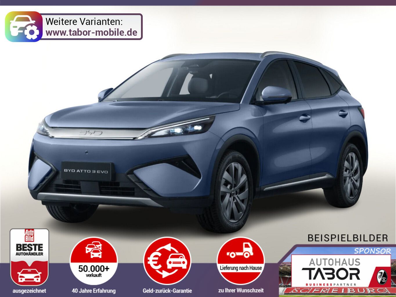 BYD ATTO 3 Evo Excellence AWD 470kmReichw. UVP-25%*