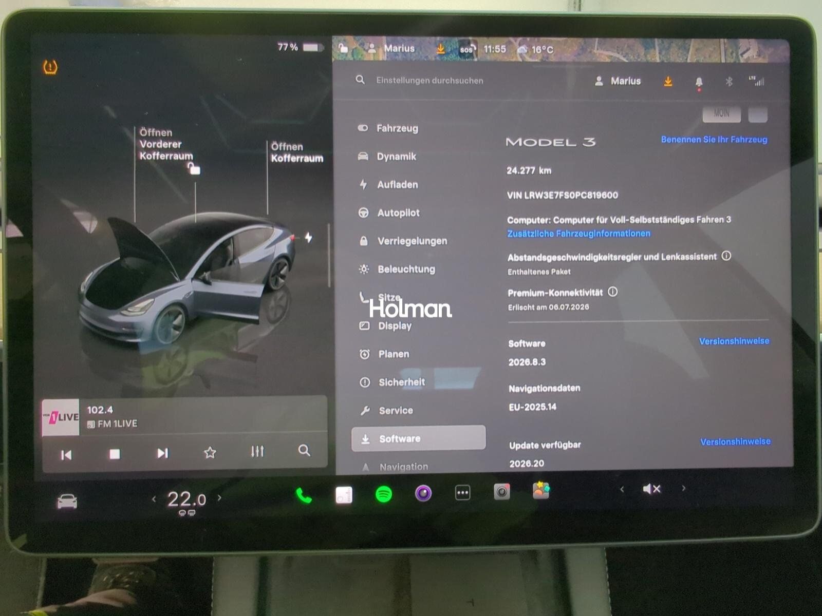 Tesla Model 3 Standard Range Plus A.Pilot Pr.Int foto 5
