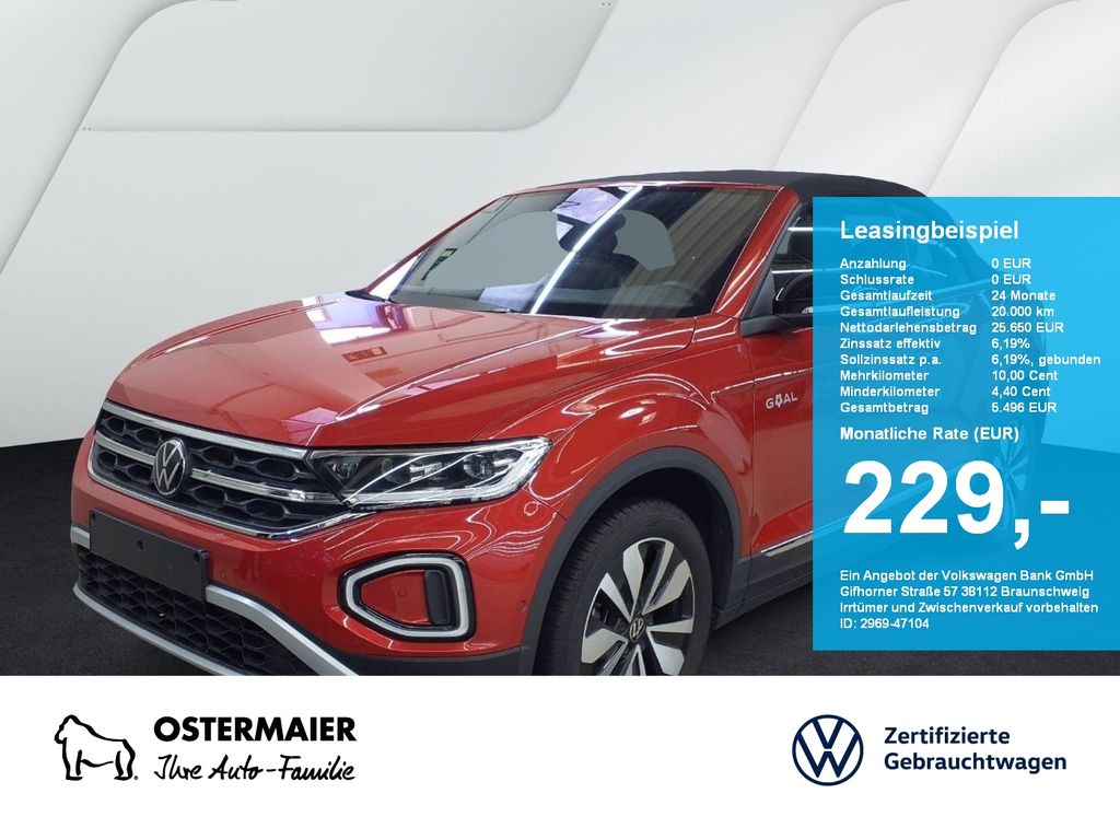 T-Roc Cabriolet GOAL 1.0TSI 116PS ACC.KAMERA.NAV